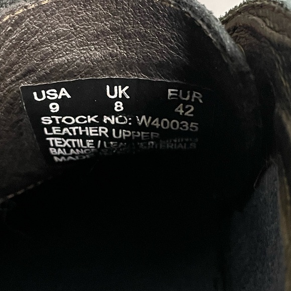 Wolverine black suede and leather boots men’s 9 - Picture 8 of 9